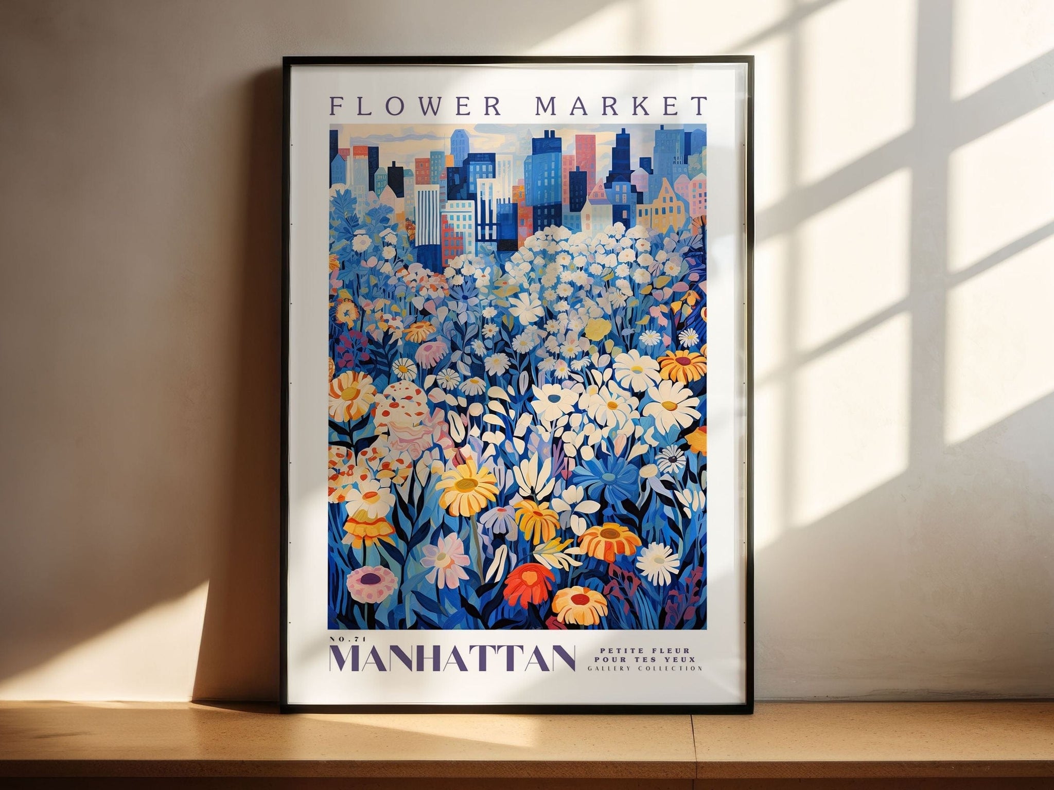 Manhattan Flower Market plakat