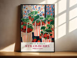 Strawberry Fruit Market, Vintage Fruit Art, Fruit Market Poster, Strawberry Poster, Red Print, Colorful Wall Art, Fruit Print, Trendy Poster