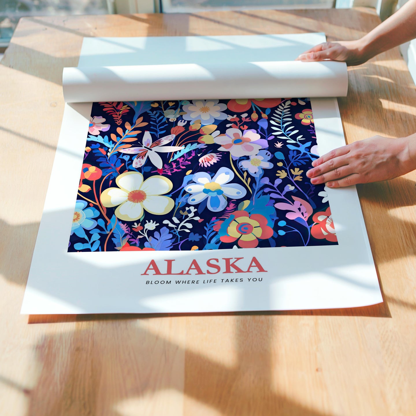 Alaska Flower Art Print