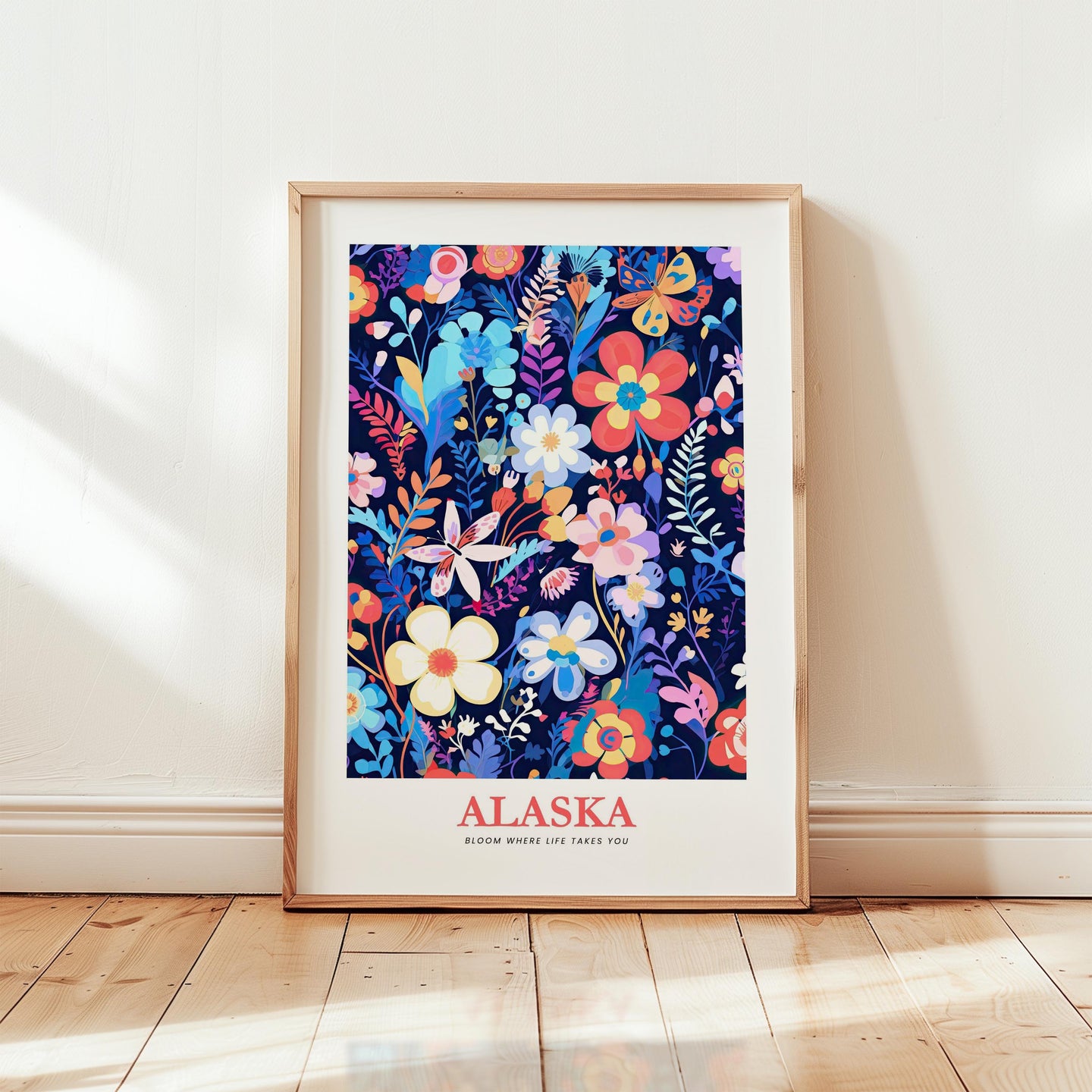 Alaska Flower Art Print