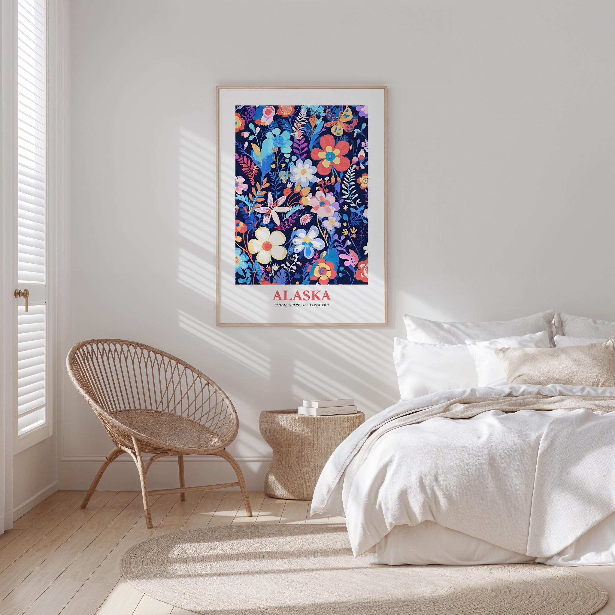 Alaska Flower Art Print