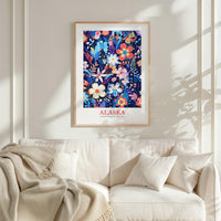 Alaska Flower Art Print