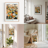 a living room filled with furniture and flowers