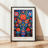 a picture of a vase with flowers on it
