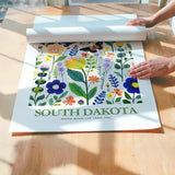 South Dakota Flower Art Print