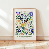 South Dakota Flower Art Print