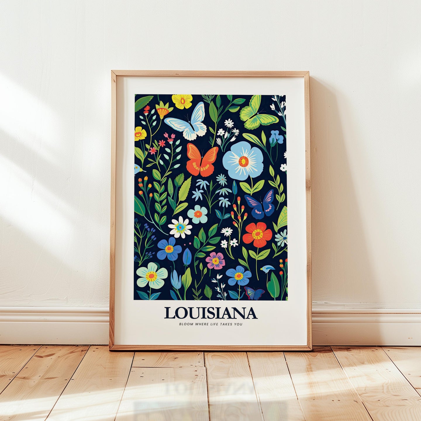 Louisiana Flower Art Print