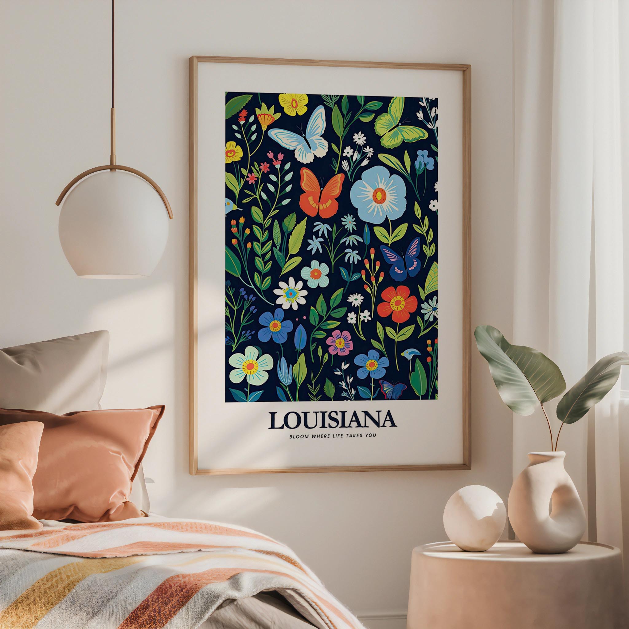 Louisiana Flower Art Print