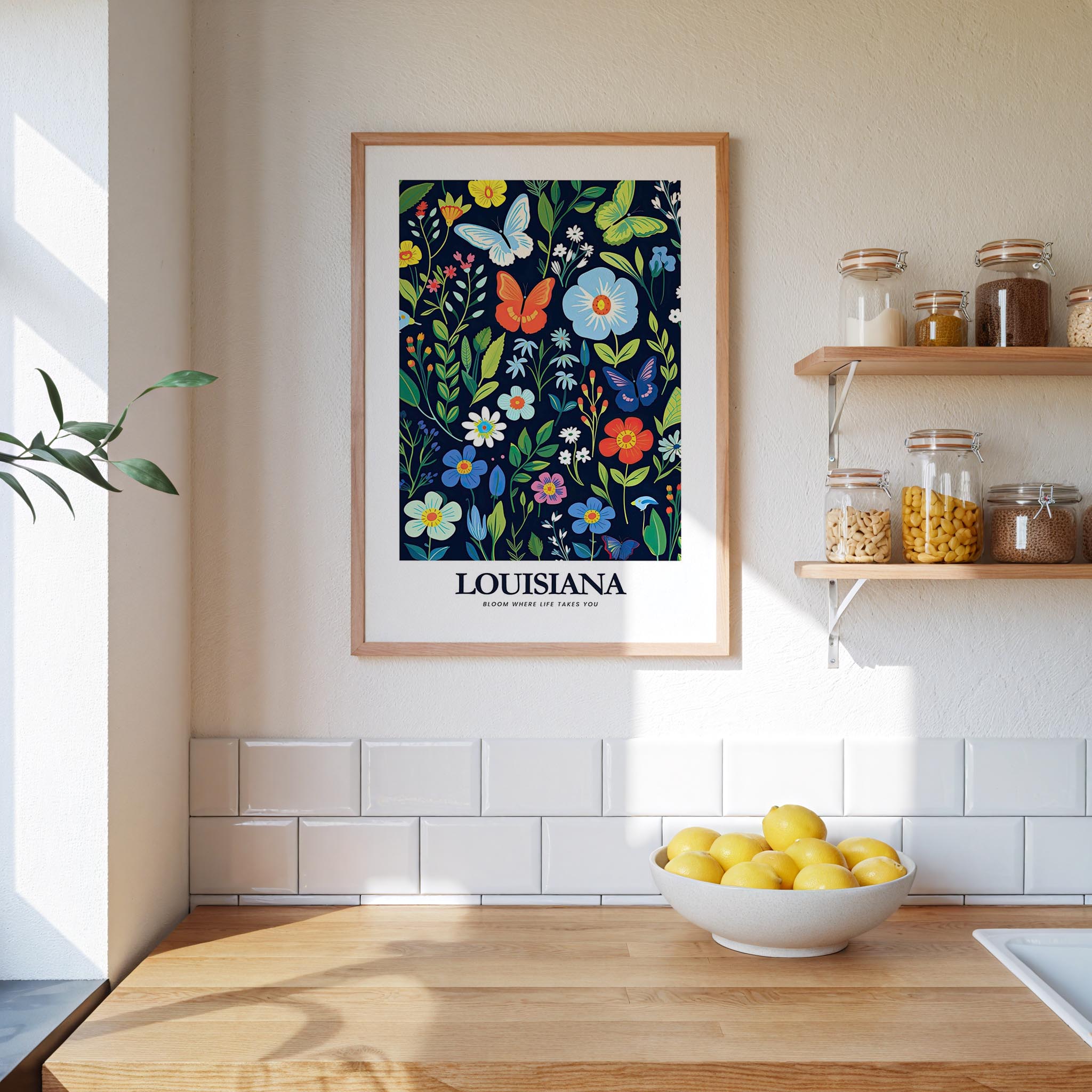 Louisiana Flower Art Print