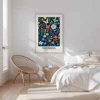 Louisiana Flower Art Print