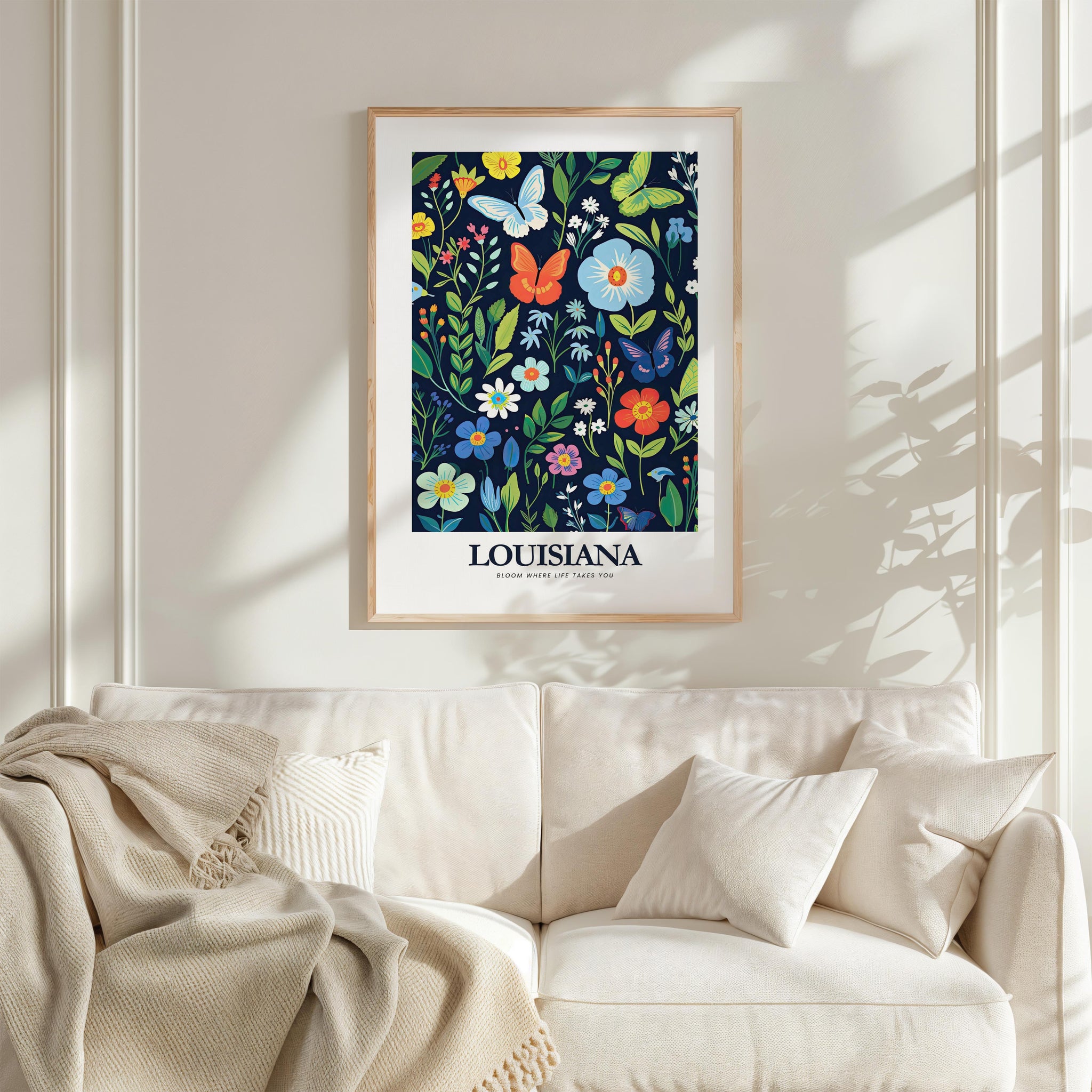 Louisiana Flower Art Print
