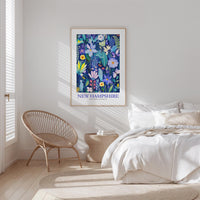 New Hampshire Flower Art Print