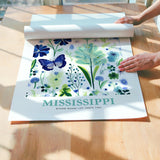 Mississippi Flower Art Print