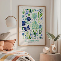 Mississippi Flower Art Print