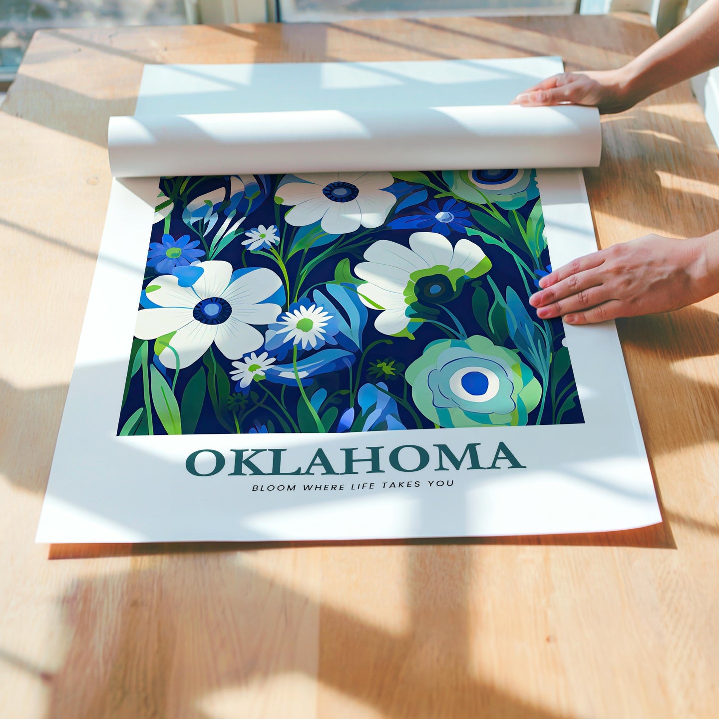 Oklahoma Flower Art Print