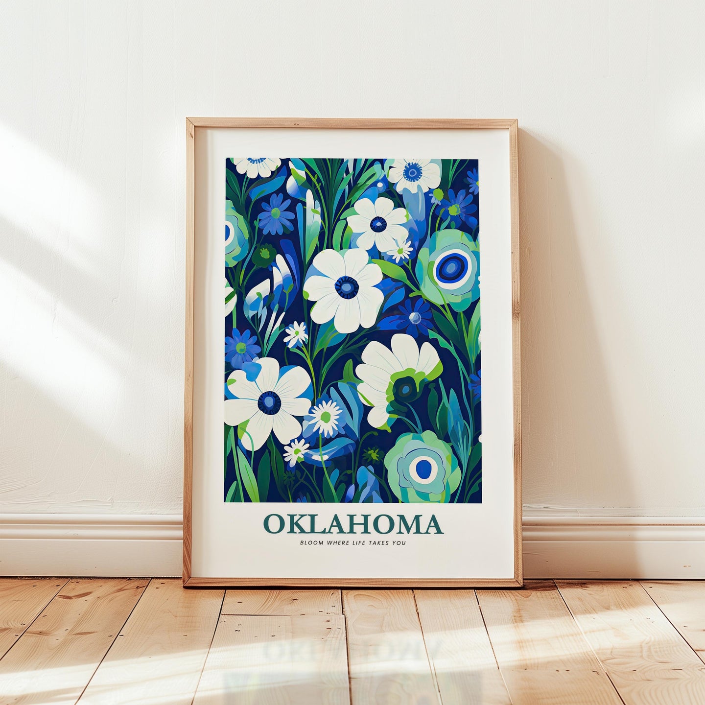 Oklahoma Flower Art Print