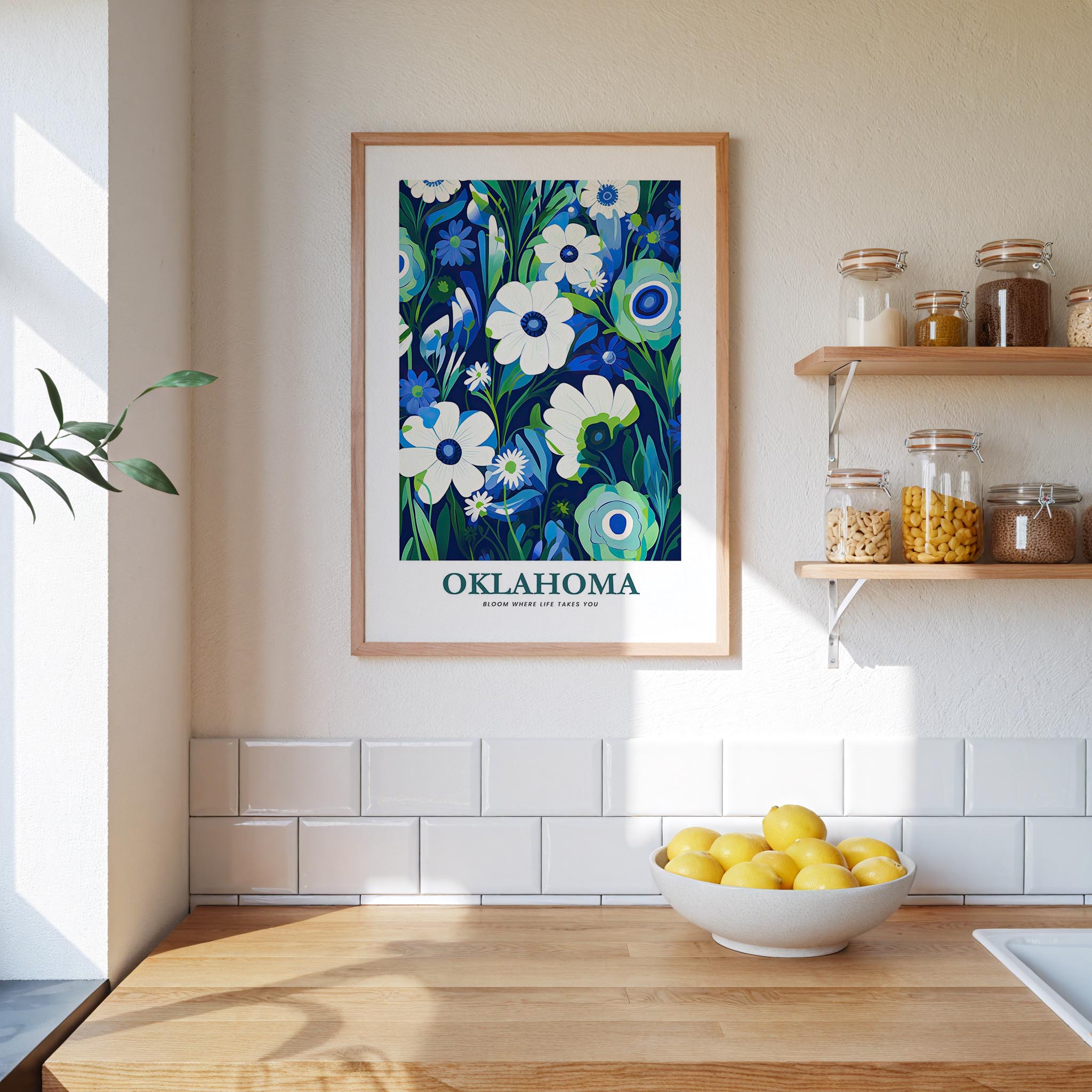 Oklahoma Flower Art Print