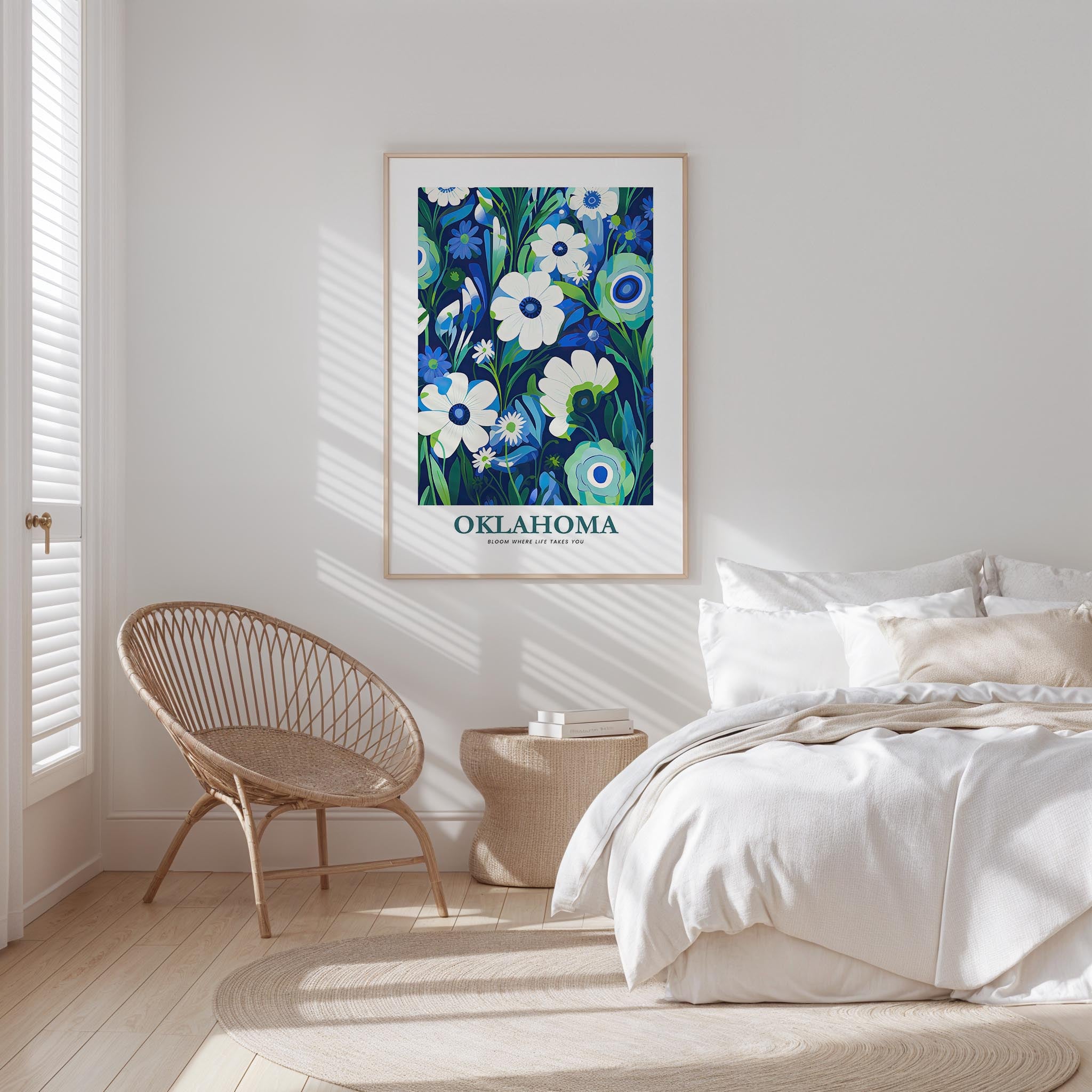 Oklahoma Flower Art Print