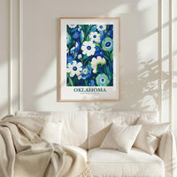 Oklahoma Flower Art Print