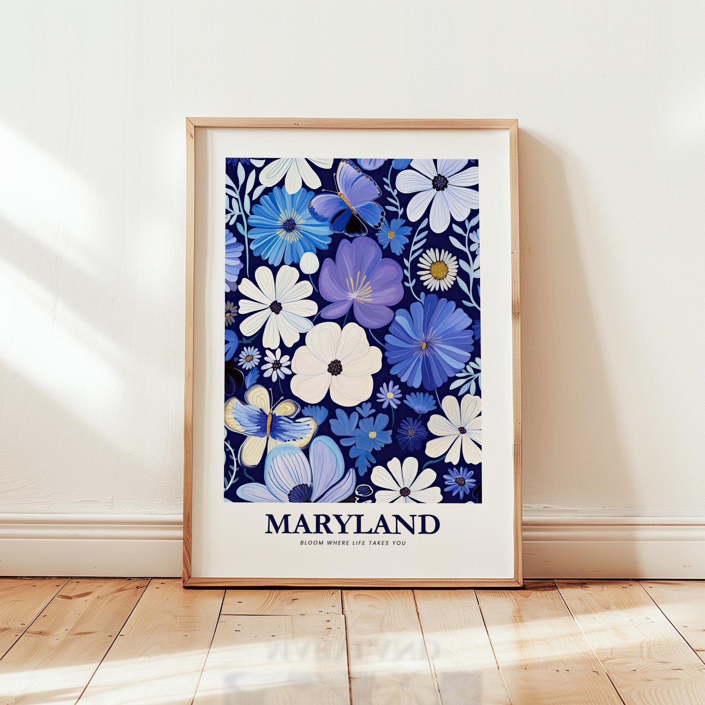 Maryland Flower Art Print