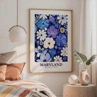 Maryland Flower Art Print
