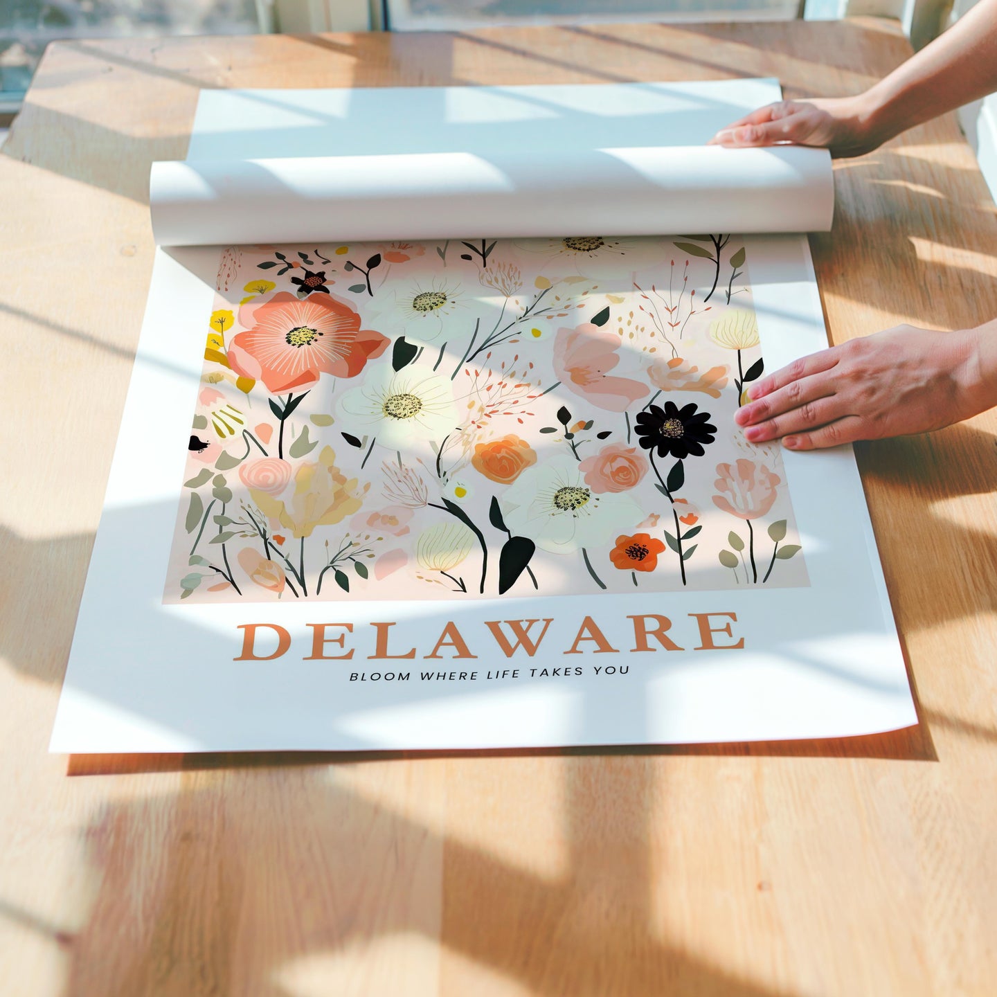 Delaware Flower Art Print