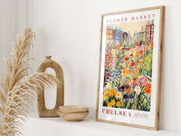 Chelsea Flower Market Poster