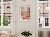 Firenze blomstermarked plakat