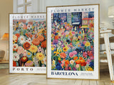 Porto Flower Market Poster