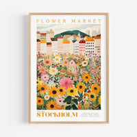Stockholms blomstermarked plakat