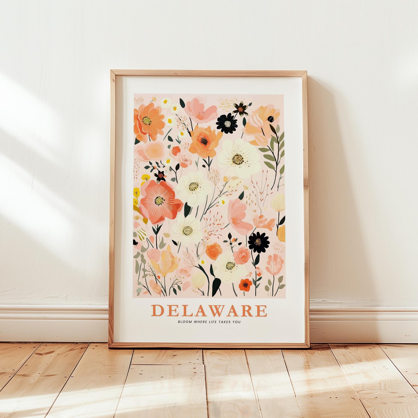 Delaware Flower Art Print