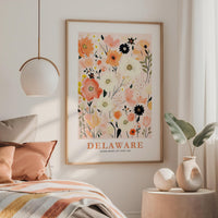 Delaware Flower Art Print