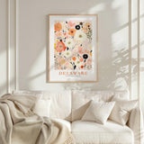 Delaware Flower Art Print