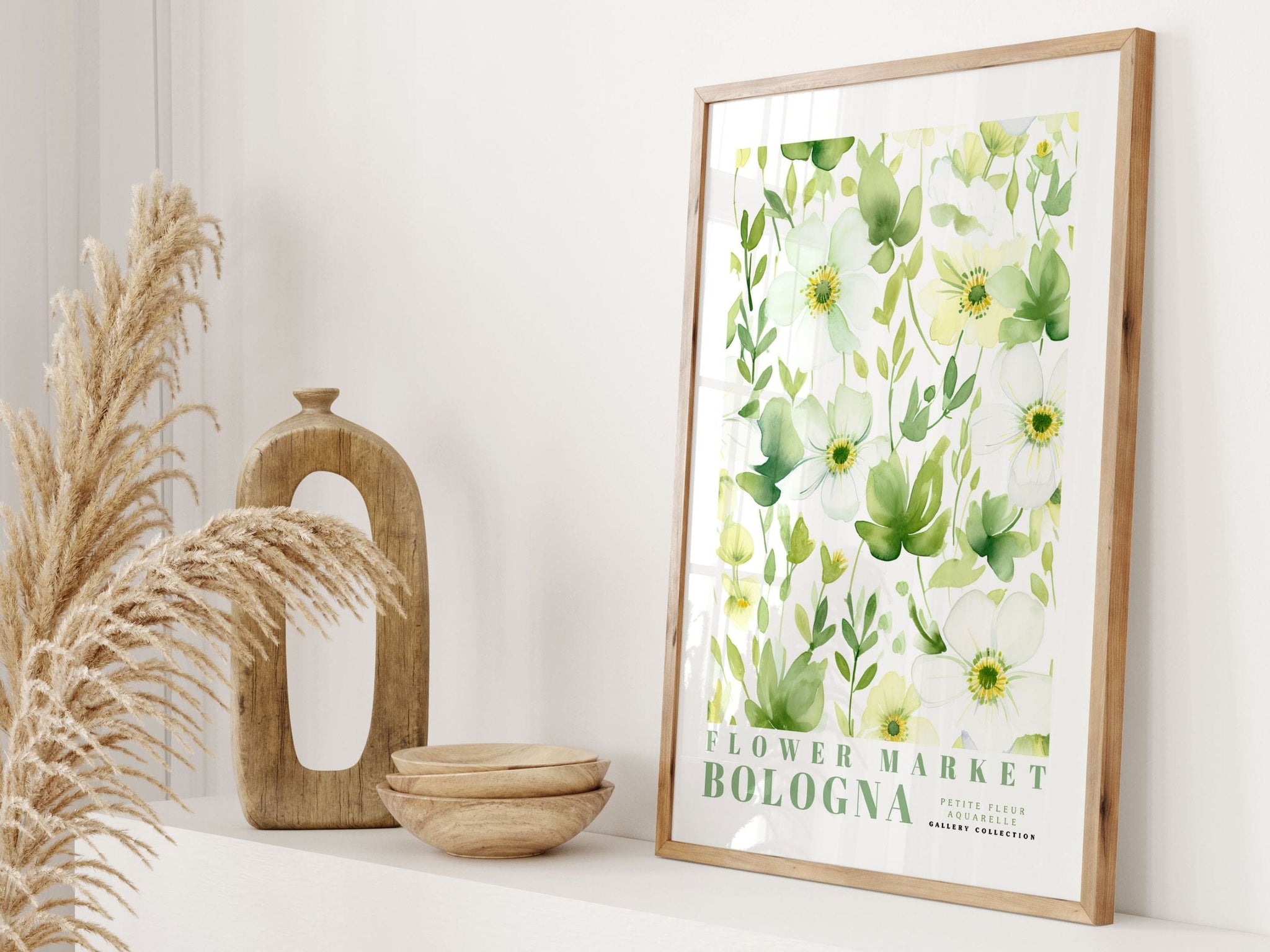 Bologna Flower Market Print