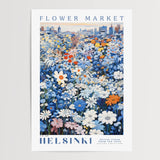 Helsinki Flower Market Poster