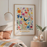 Wyoming Flower Art Print