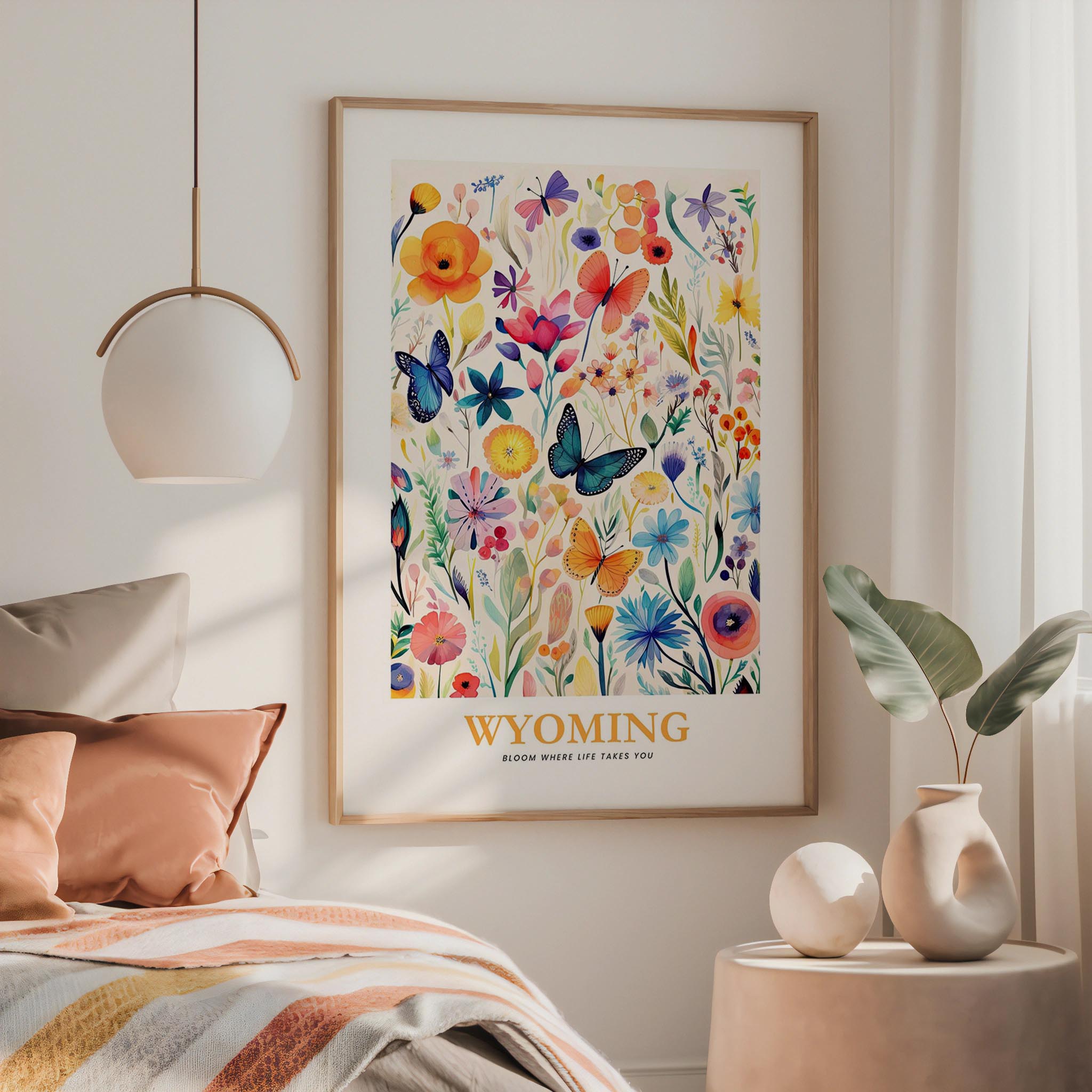 Wyoming Flower Art Print