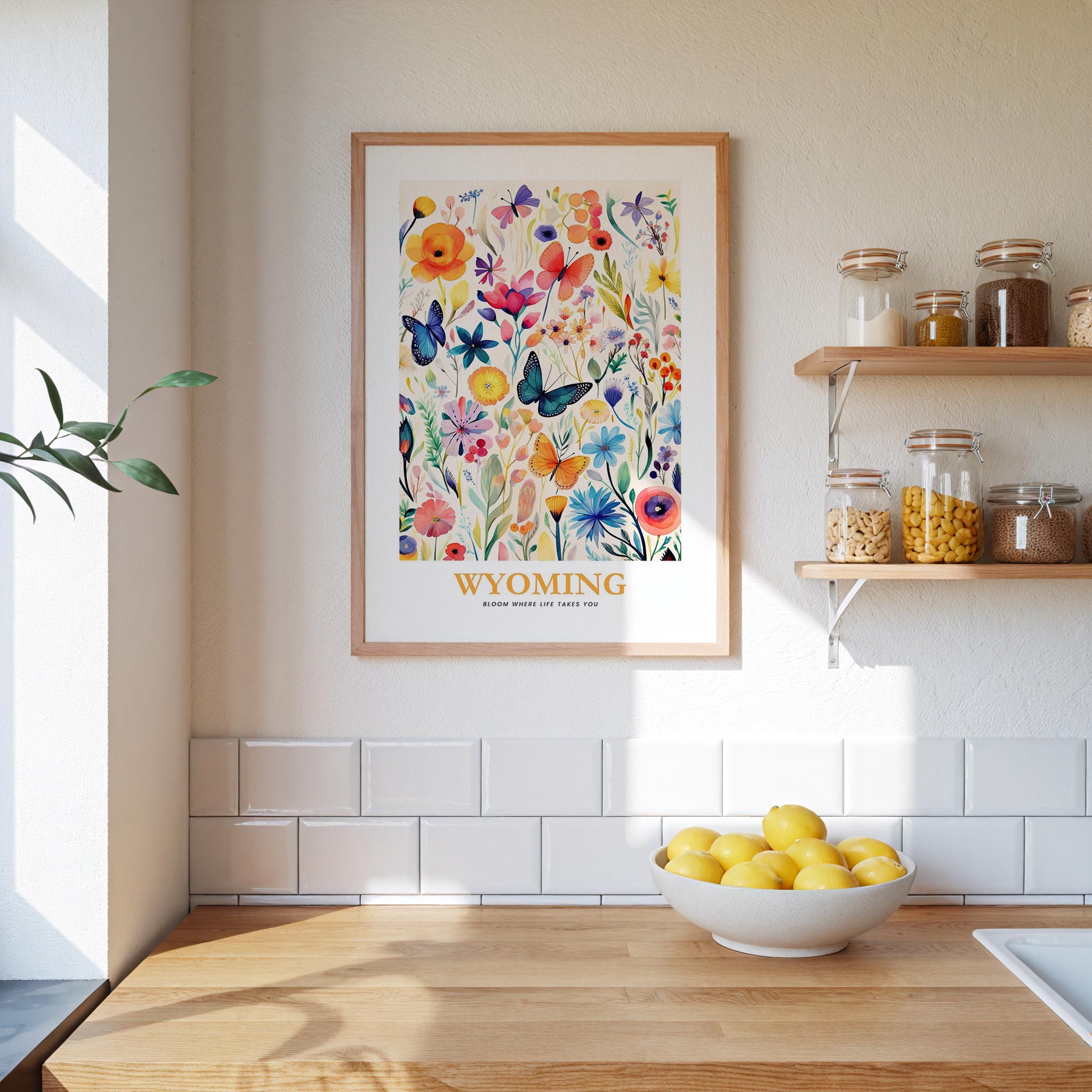 Wyoming Flower Art Print