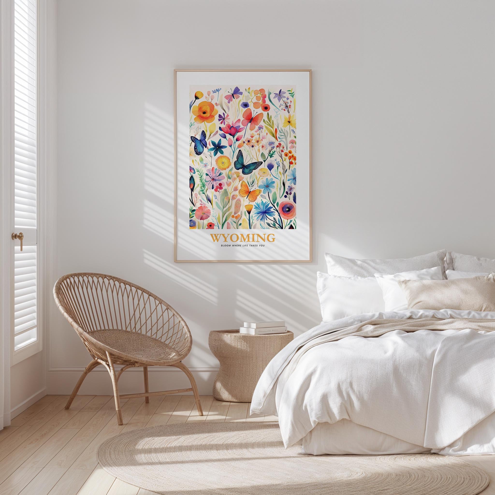 Wyoming Flower Art Print