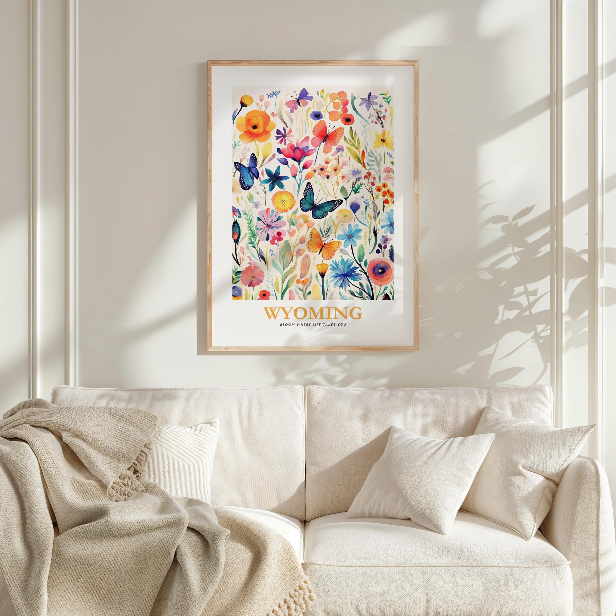 Wyoming Flower Art Print