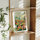 Cat Poster - Green House