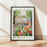 a picture of a flower market in dublin