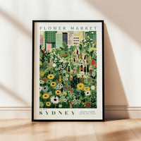 a picture of a flower market in sydney