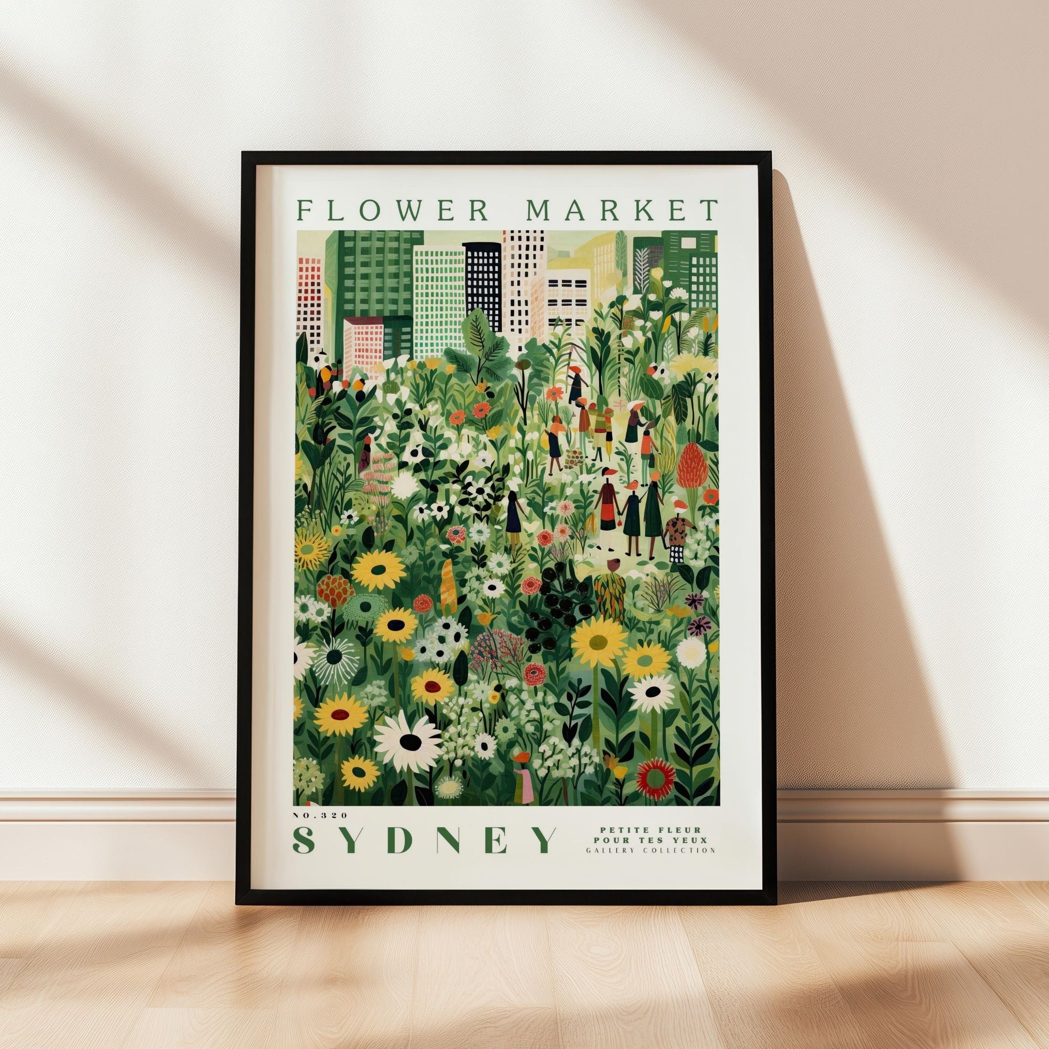 a picture of a flower market in sydney