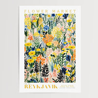 Reykjavik Blomstermarked plakat