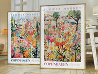 Copenhagen Flower Market Poster