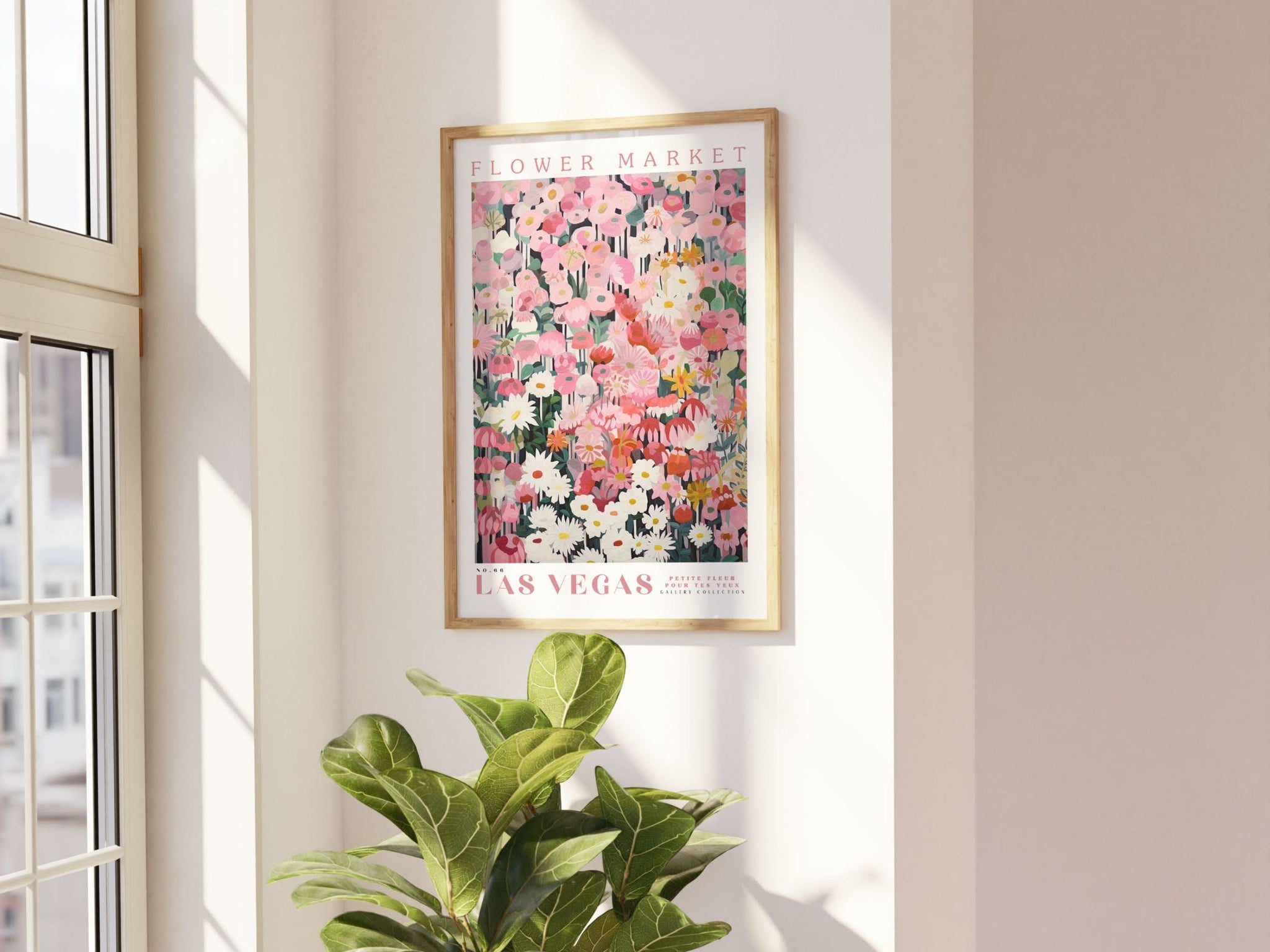 Las Vegas Flower Market Poster