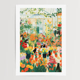 Cat Poster - Green House