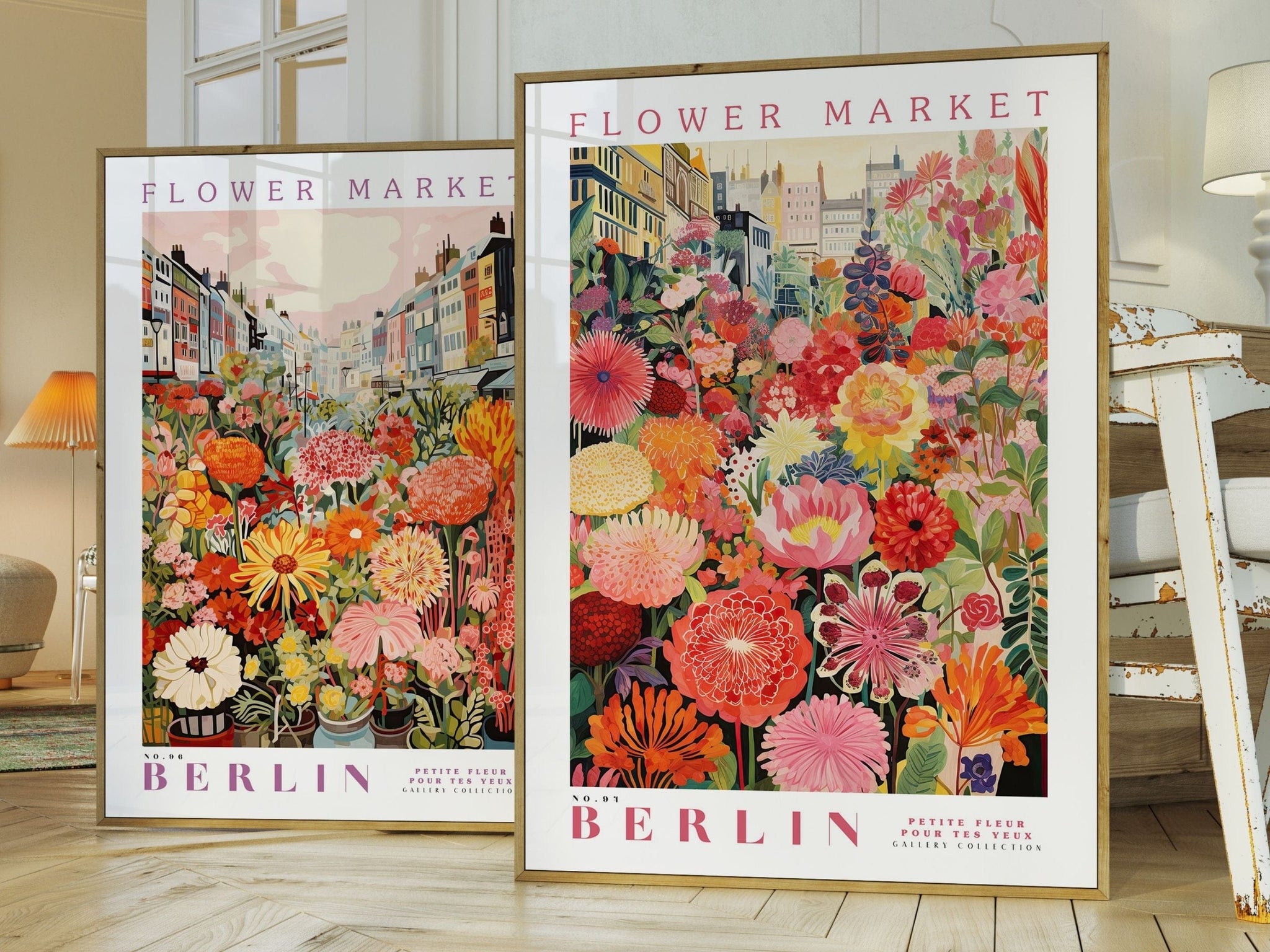 Berlins blomstermarked plakat