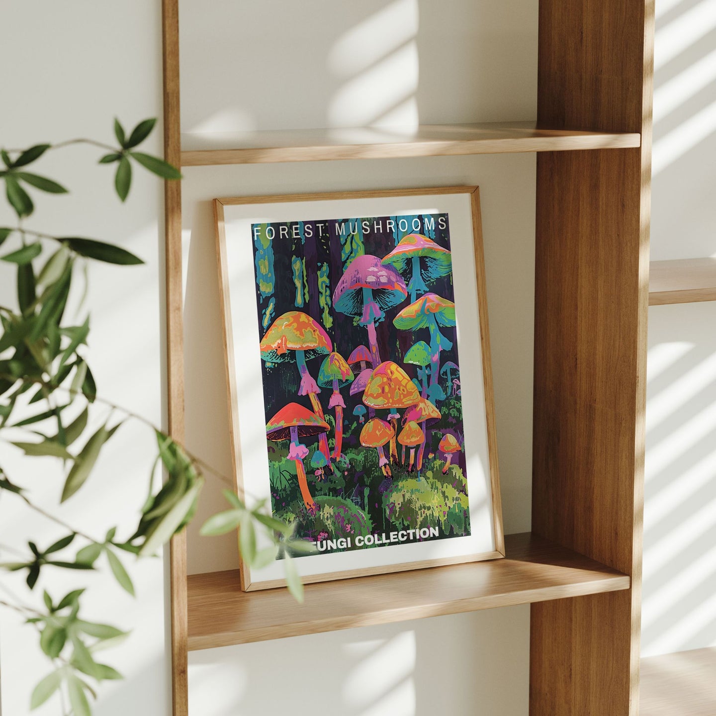 Forest Mushroom Poster